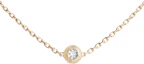 Lookbook (Women) Cartier d'Amour Diamants Légers 18k Gold Single Diamond Bracelet - XS. B6045617