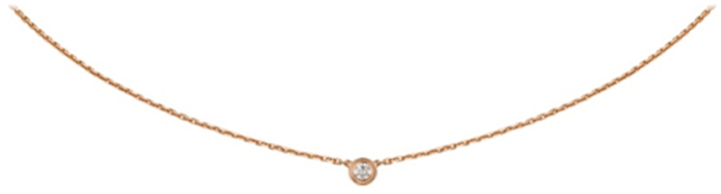 (W) 까르띠에 다무르 다이아몬드 XS 목걸이 18k 로즈 골드 우아하고 세련된 디자인. B7224516 Buy (W) 까르띠에 다무르 다이아몬드 XS 목걸이 18k 로즈 골드 우아하고 세련된 디자인. B7224516