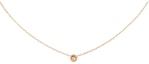Order (W) 까르띠에 다무르 다이아몬드 XS 목걸이 18k 로즈 골드 우아하고 세련된 디자인. B7224516