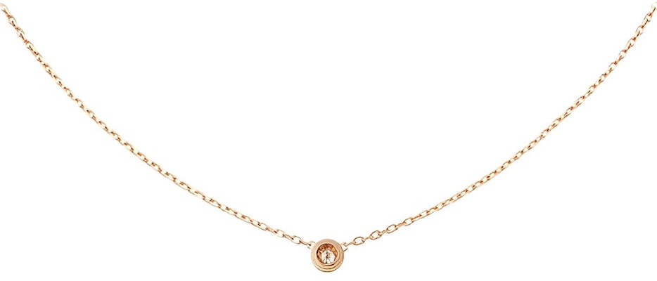 (W) 까르띠에 다무르 다이아몬드 XS 목걸이 18k 로즈 골드 우아하고 세련된 디자인. B7224516 Purchase (W) 까르띠에 다무르 다이아몬드 XS 목걸이 18k 로즈 골드 우아하고 세련된 디자인. B7224516