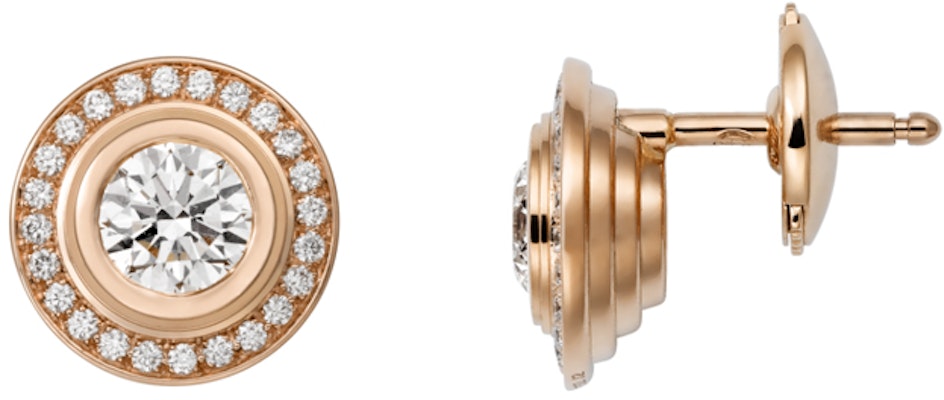 (W) 卡地亞 d''Amour 18K 玫瑰金鑽石耳環 女款 - 玫瑰金 N8503900 Lookbook (W) 卡地亞 d''Amour 18K 玫瑰金鑽石耳環 女款 - 玫瑰金 N8503900