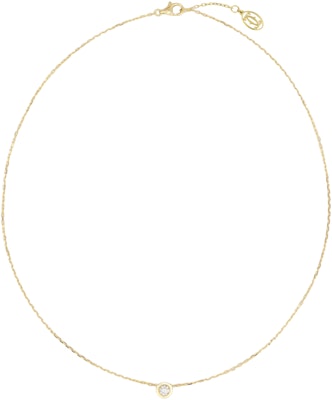 (W) 까르띠에 댐루르 18K 골드 싱글 다이아몬드 목걸이 여성용 - 골드 B7224517 Buy (W) 까르띠에 댐루르 18K 골드 싱글 다이아몬드 목걸이 여성용 - 골드 B7224517