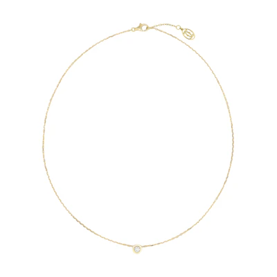 (Women) Cartier d'Amour Single Diamond 18K Gold Necklace for Women - Gold B7224517