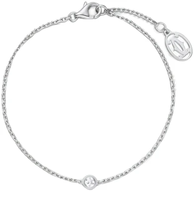 (W) 卡地亚Diamants Légers XS 18K白金单钻女士手链 B6045517 Order (W) 卡地亚Diamants Légers XS 18K白金单钻女士手链 B6045517