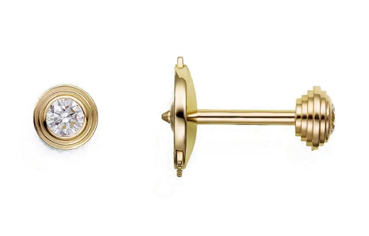 Shop (W) Cartier Diamants Légers 小金耳環 女款 B8301405