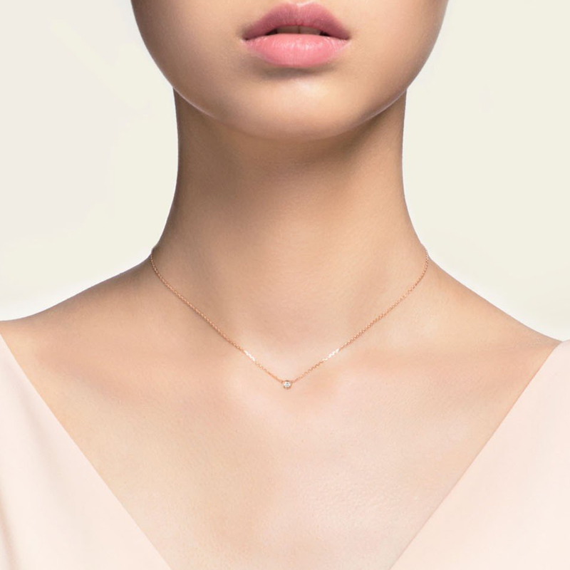 Purchase (W) 까르띠에 디아망 레제르 스몰 목걸이 18K 핑크 골드 여성용. B7215700