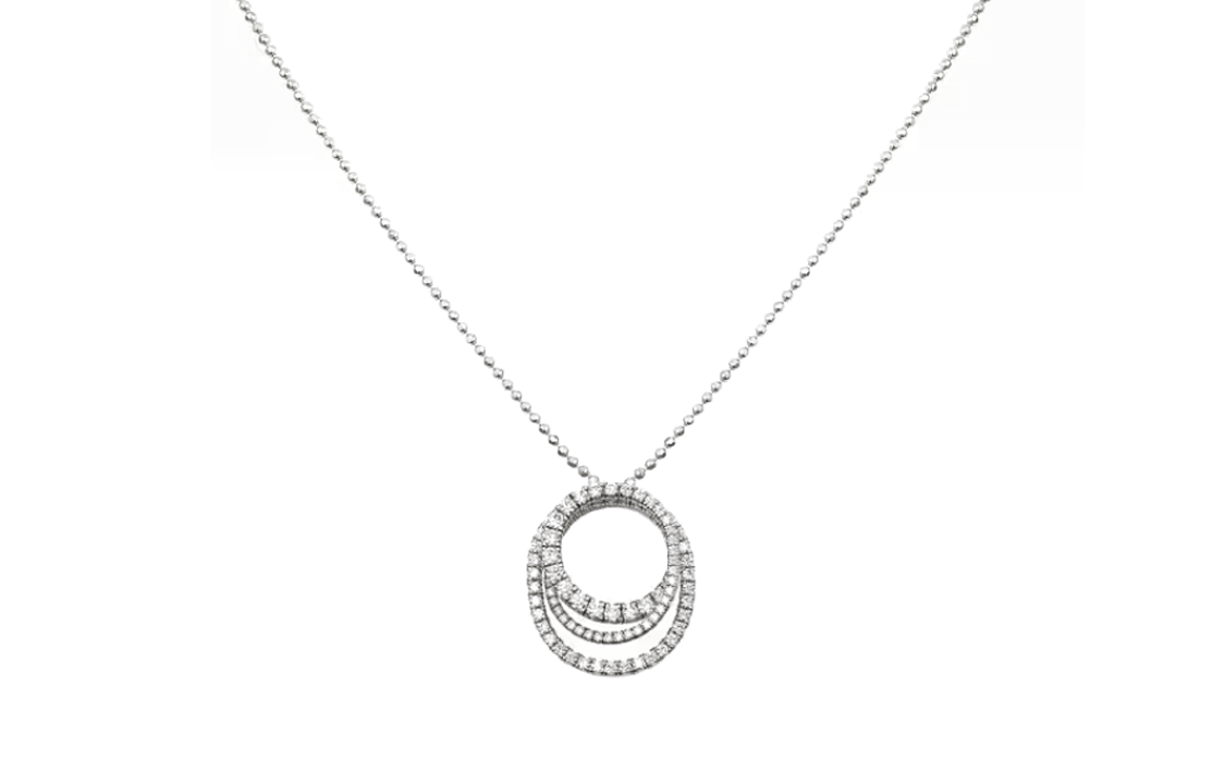(Women) Cartier Etincelle 18K White Gold Diamond Necklace Silver  Accessory N7424287 圖 2