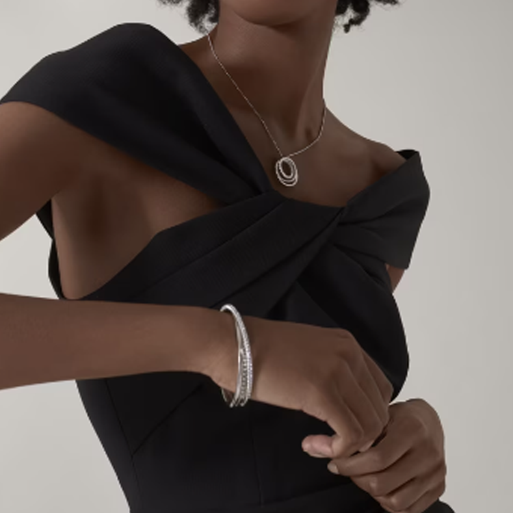 (Women) Cartier Etincelle 18K White Gold Diamond Necklace Silver  Accessory N7424287 圖 4