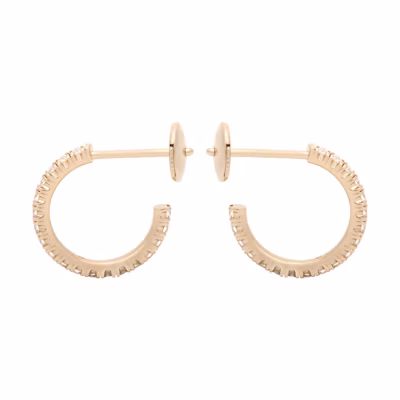 (Women) CARTIER Etincelle de Cartier 18K Rose Gold Hoop Earrings for Women - Rose Gold B8301244