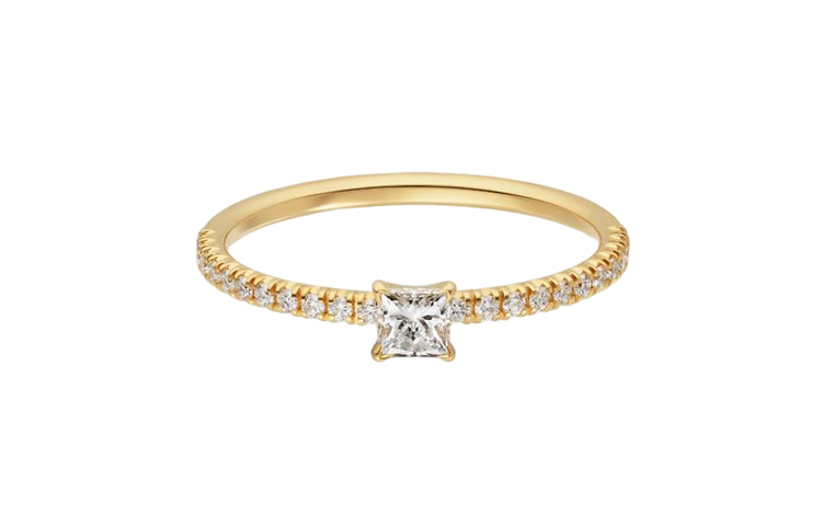 Purchase (Women) Cartier Etincelle Diamond Ring 18K Gold Round Cut  Gold B4232900