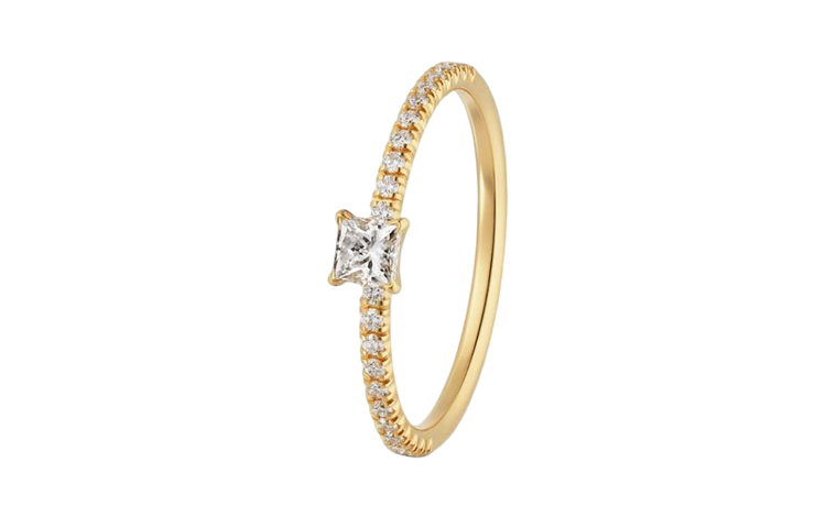 Sizing (Women) Cartier Etincelle Diamond Ring 18K Gold Round Cut  Gold B4232900