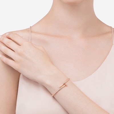 (W) Cartier Juste Un Clou 18K玫瑰金手鐲 - 優雅朋克風 女款 B6065817 Cheap (W) Cartier Juste Un Clou 18K玫瑰金手鐲 - 優雅朋克風 女款 B6065817