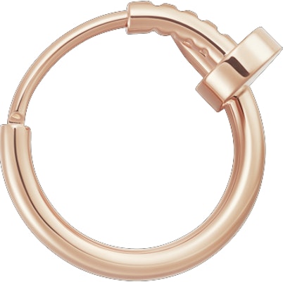 (W) 卡地亞 Juste Un Clou 18K玫瑰金釘子設計耳環 B8301491 Lookbook (W) 卡地亞 Juste Un Clou 18K玫瑰金釘子設計耳環 B8301491