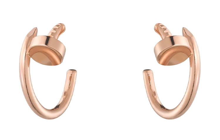 Order (W) Cartier Juste un Clou 18K玫瑰金鉚釘耳環 女士款 B8301234