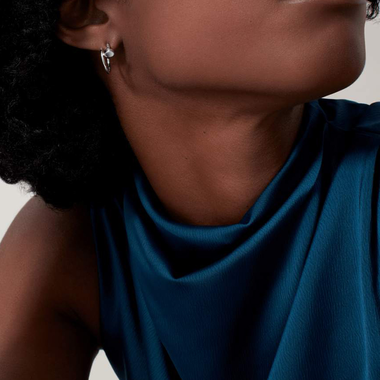 Sizing (W) 卡地亞 Juste Un Clou 18K白金女士耳環 B8301236