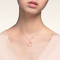 Cheap (W) 卡地亞 Juste un Clou 鑽石 18K 玫瑰金 女款項鍊 玫瑰金 B7224513