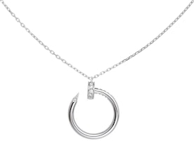 (Women) Cartier Juste un Clou Diamond 18K White Gold Necklace for Women. B7224514 (Women) Cartier Juste un Clou Diamond 18K White Gold Necklace for Women. B7224514