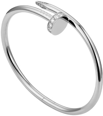 (W) 卡地亞Juste un Clou白金鑽石手鐲18K女用版。 B6048717 Shop (W) 卡地亞Juste un Clou白金鑽石手鐲18K女用版。 B6048717