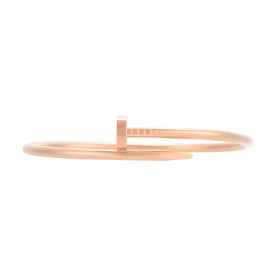 (Women) Cartier Juste Un Clou Nail Bracelet 18K Rose Gold Jewelry. B6048117