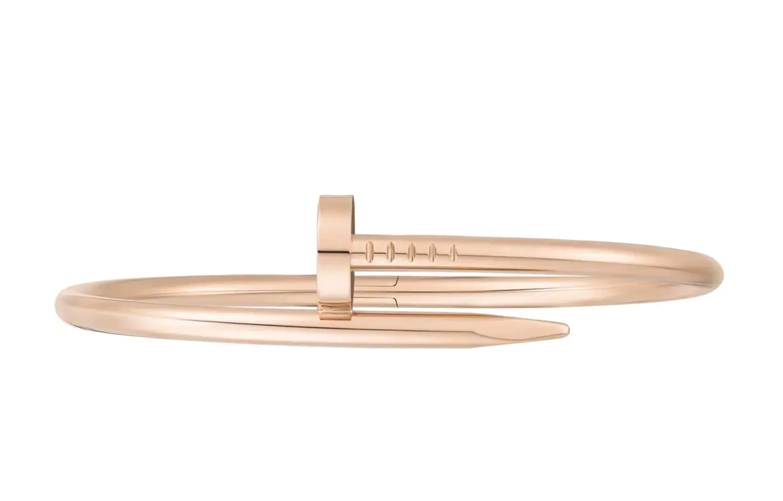 Lookbook (W) Cartier Juste Un Clou 18K玫瑰金釘子手鐲 首飾 B6048117