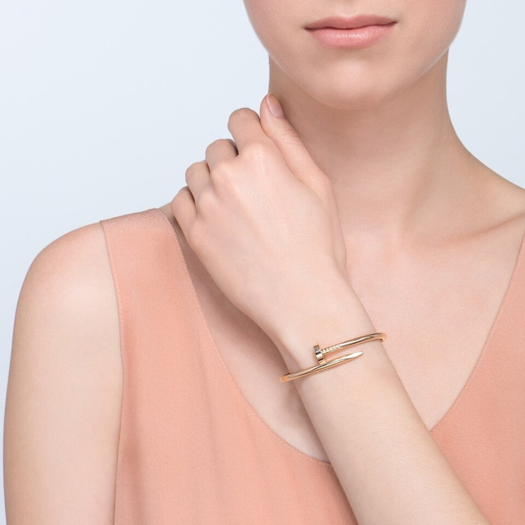 Details for (W) Cartier Juste Un Clou 18K玫瑰金釘子手鐲 首飾 B6048117