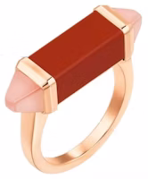 (Women) Cartier Les Berlingots 18K Rose Gold Ring for Women - Luxurious & Unique Design. B4237700 (Women) Cartier Les Berlingots 18K Rose Gold Ring for Women - Luxurious & Unique Design. B4237700