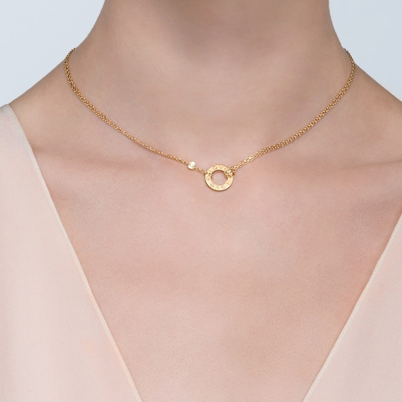 Purchase (W) 까르띠에 러브 18K 골드 여성 네크리스 - 트렌디하고 우아한 골드 체인. B7219500