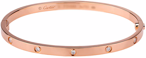 Purchase (W) Cartier 愛戀手鐲 小款 18K玫瑰金 3.65mm 10顆鑽石 B6047917