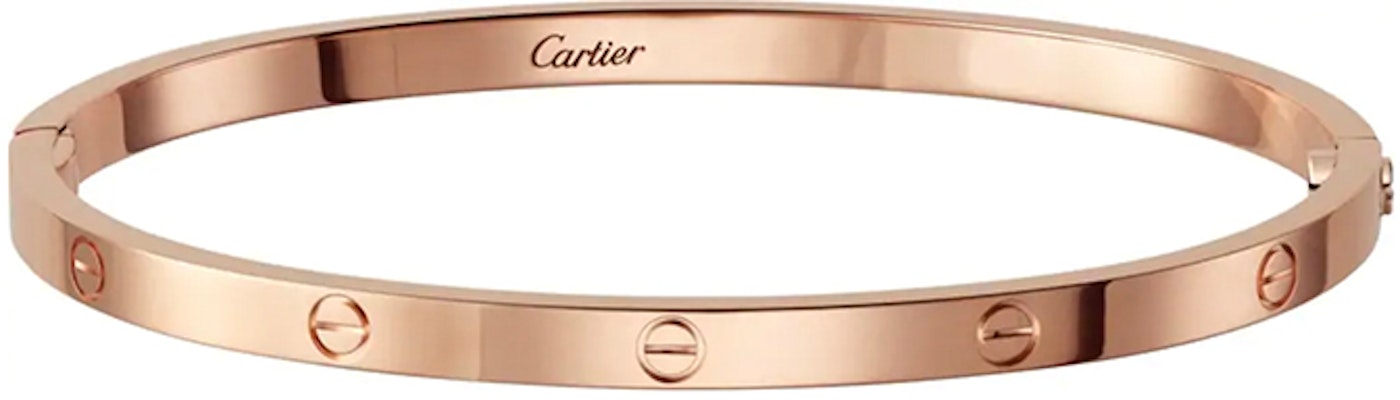 (W) 卡地亞LOVE小型手環纖細版18K玫瑰金女用 B6047300 Details for (W) 卡地亞LOVE小型手環纖細版18K玫瑰金女用 B6047300