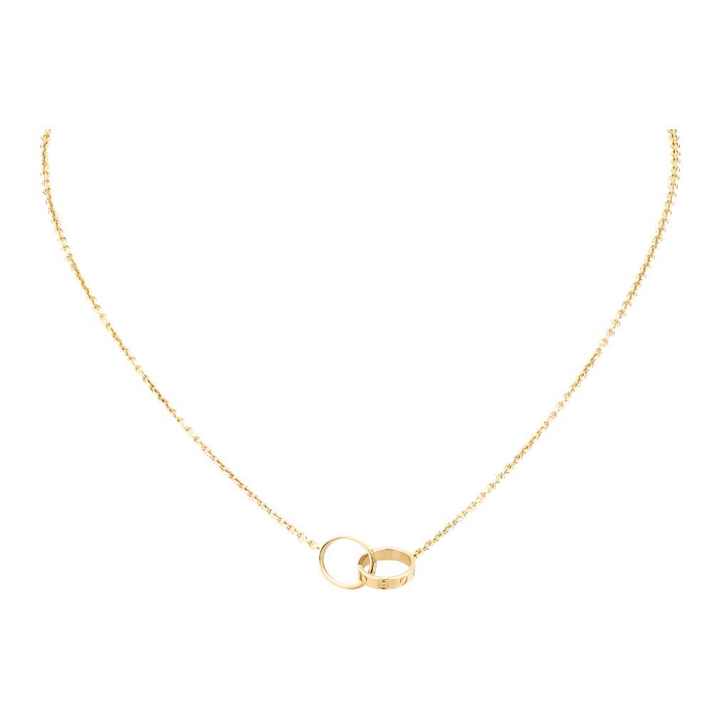 (Women) CARTIER LOVE Collection Interlocking Classic 18K Gold Necklace for Women. B7212400