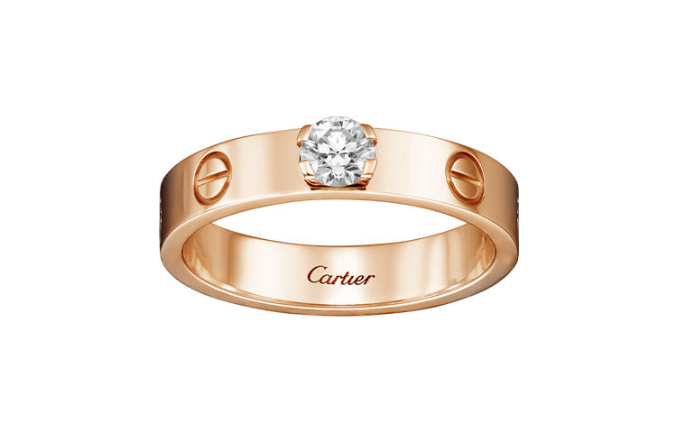(Women) Cartier LOVE Engagement Ring 18K Rose Gold Diamond  Rose Gold Ring N4250100 圖 2