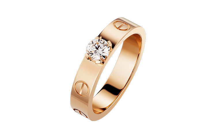 (Women) Cartier LOVE Engagement Ring 18K Rose Gold Diamond  Rose Gold Ring N4250100 圖 4