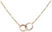 Buy (W) 까르띠에 러브 목걸이 18k 로즈 골드 패션 주얼리 B7013900