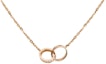 Order (W) 까르띠에 러브 목걸이 18k 로즈 골드 패션 주얼리 B7013900