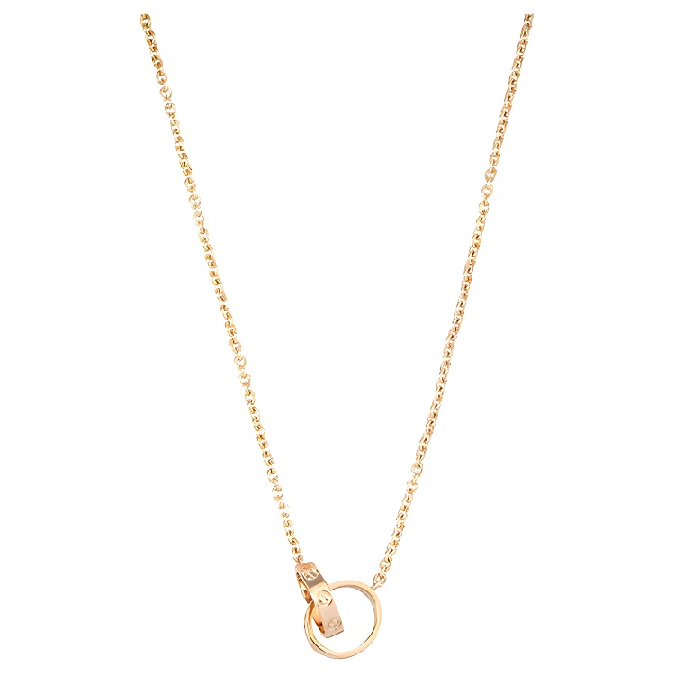 (Women) Cartier Love Necklace Rose Gold for Women - Elegant and Stylish. B7212300