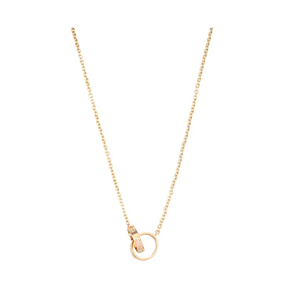 (Women) Cartier Love Necklace Rose Gold for Women - Elegant and Stylish. B7212300
