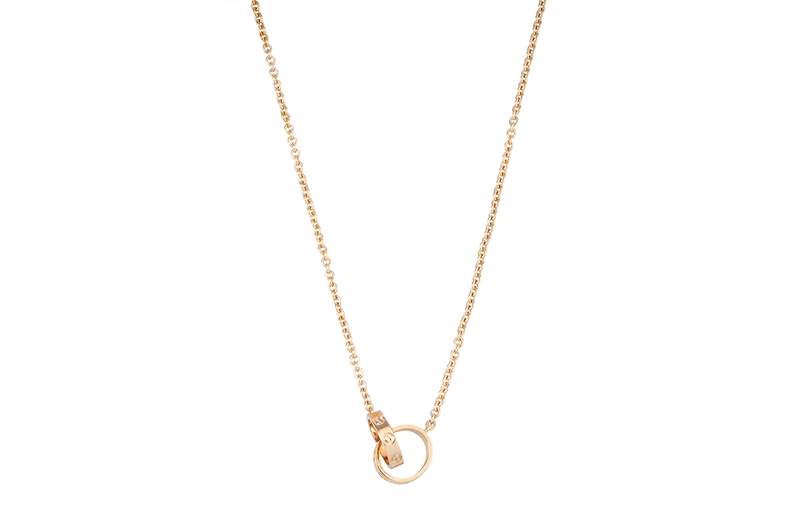 Shop (W) 까르띠에 러브 여성용 목걸이 로즈 골드 - 우아하고 스타일리시한 디자인. B7212300