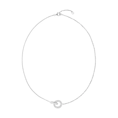 (Women) Cartier Love Necklace Series Classic 18K White Gold Necklace for Women. B7216300