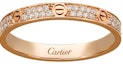 Details for (W) 卡地亞 LOVE 鑽石戒指 18K 玫瑰金 玫瑰金戒指 B42181