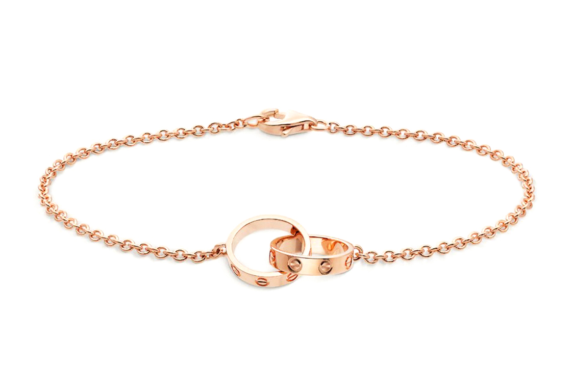 (Women) Cartier LOVE Series 18K Rose Gold Bracelet for Women Fashion Jewelry B6027000 圖 5