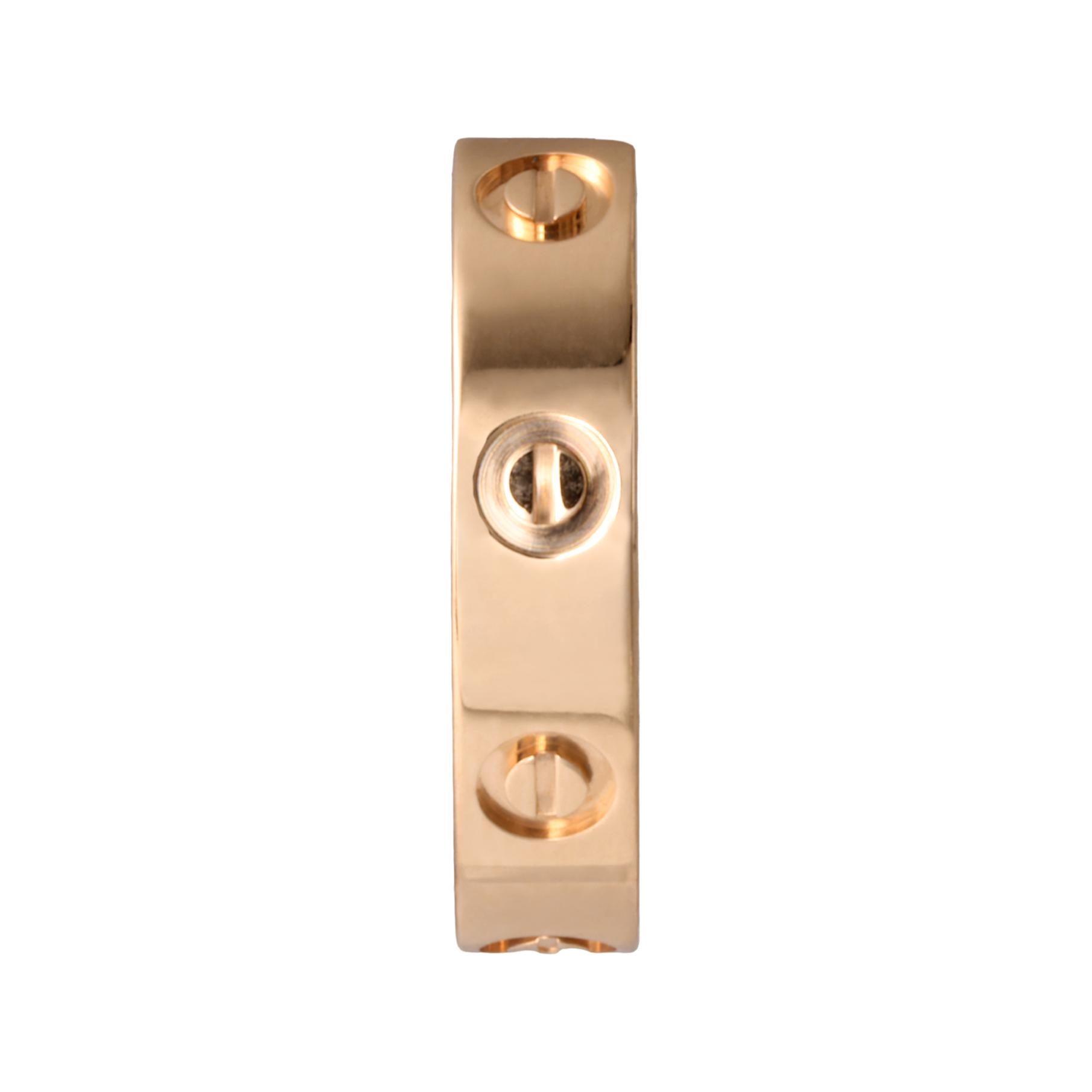 (Women) Cartier LOVE Series 18K Rose Gold Earrings with Screw Motif Design for Women. B8029000