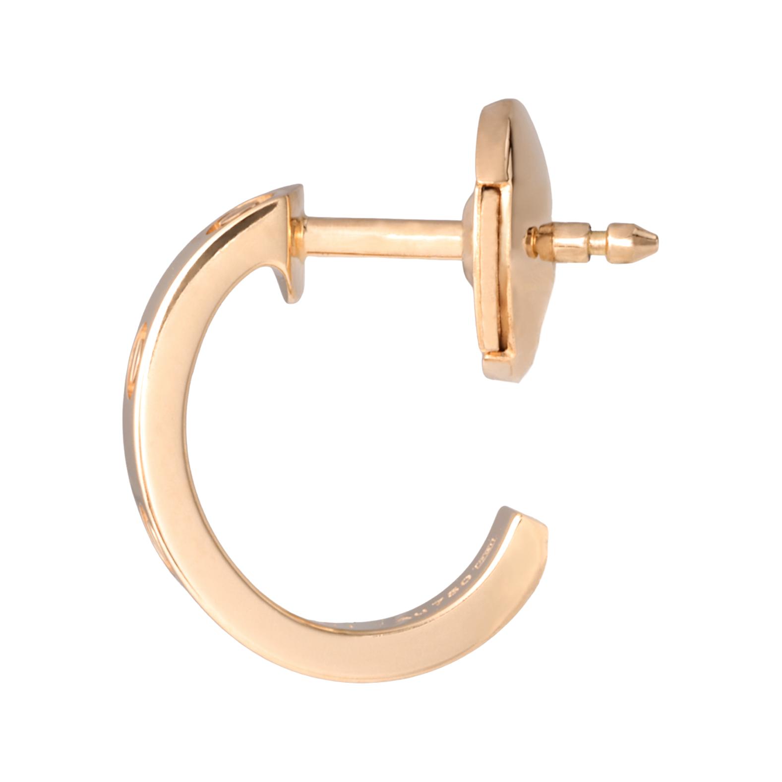 Shop (W) Cartier LOVE系列18K玫瑰金螺絲釘耳環女士款 B8029000