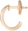 Shop (W) Cartier LOVE系列18K玫瑰金螺絲釘耳環女士款 B8029000