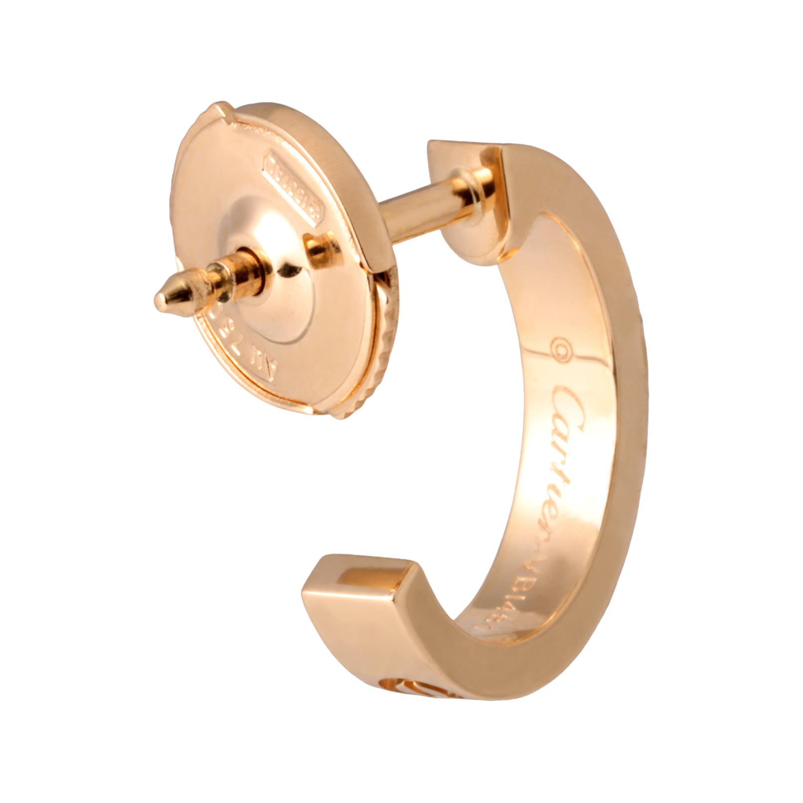Purchase (W) Cartier LOVE系列18K玫瑰金螺絲釘耳環女士款 B8029000