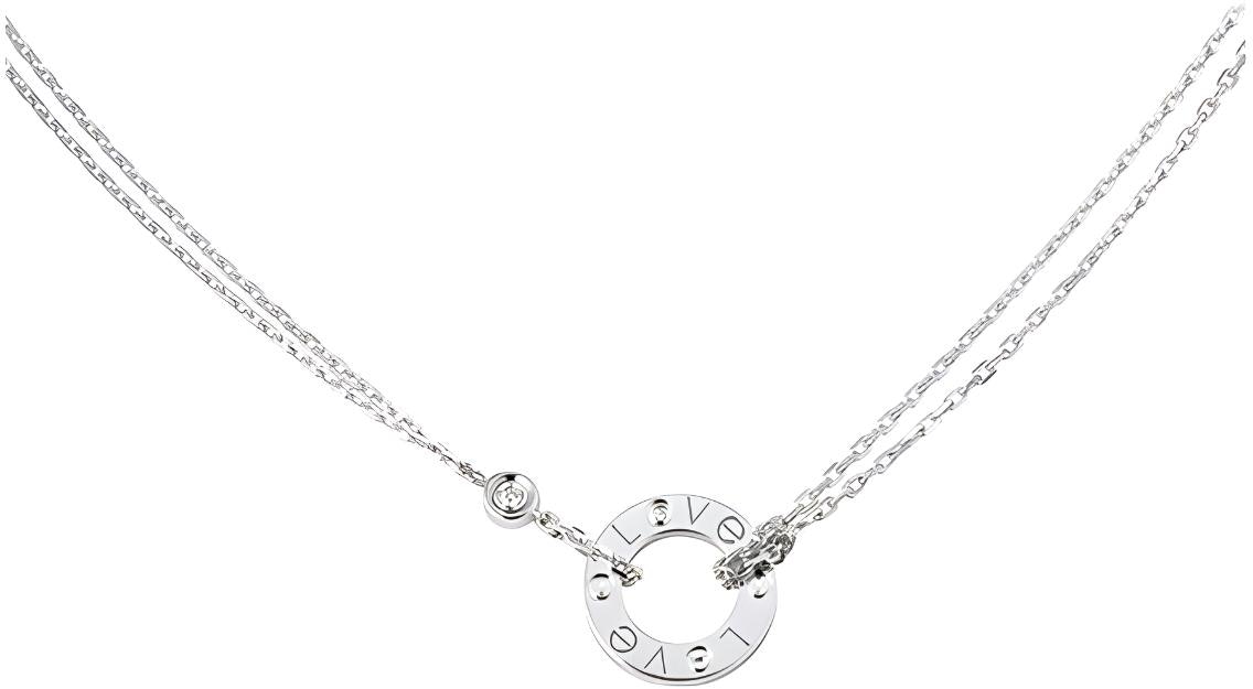 women-cartier-love-series-classic-logo-round-pendant-necklace-18-k-white-gold-for-women-b7219400