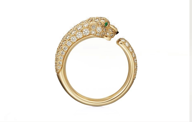 (Women) Cartier Panthère 18K Gold Ring for Women - Gold. N4765500