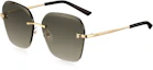 Order (W) Cartier Panthère 金色不規則形女款太陽眼鏡 ESW00372