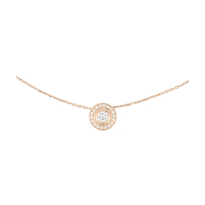 (Women) Cartier Round Diamond Necklace for Women in Rose Gold. N7412200
