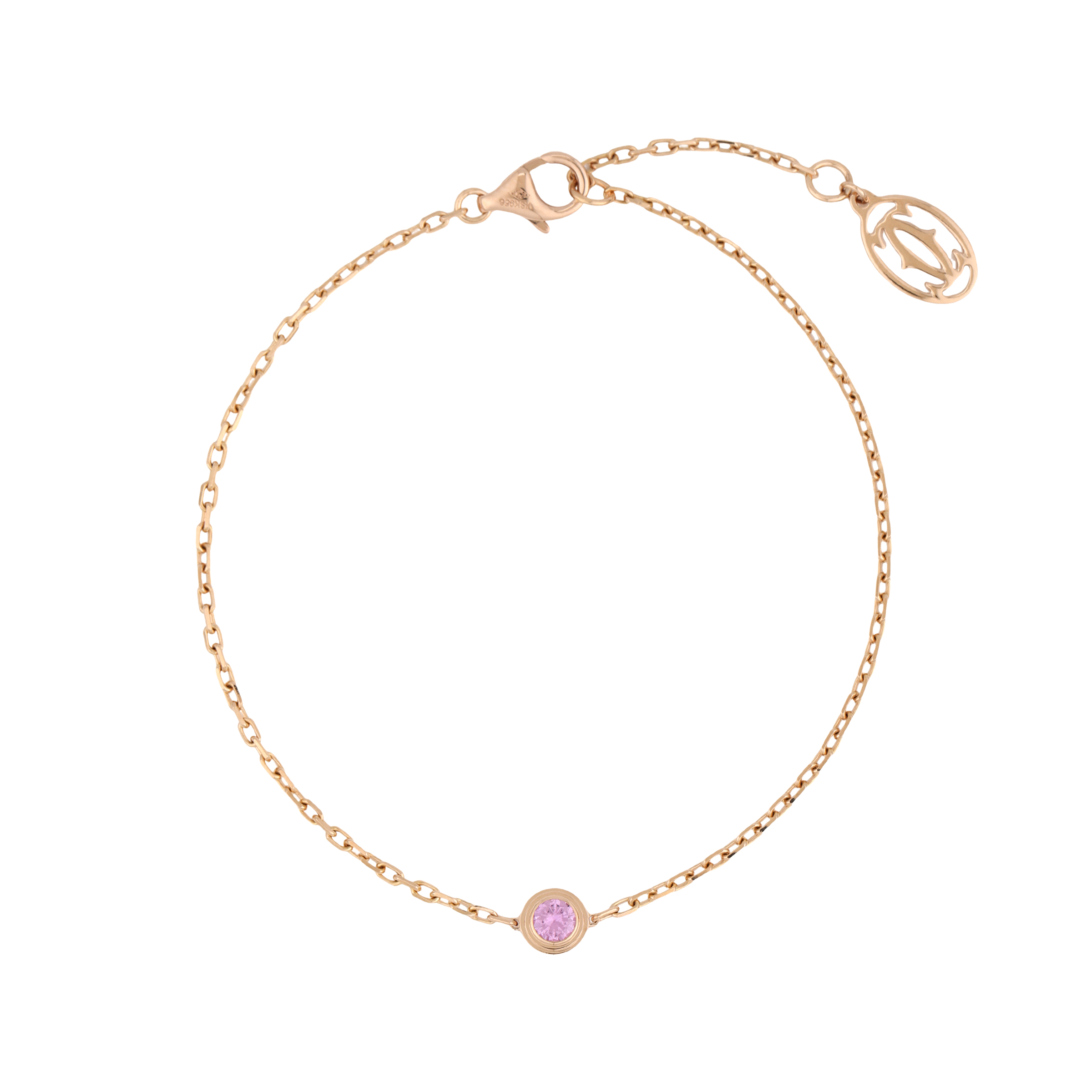 (Women) Cartier Saphirs Légers Pink 18K Gold Bracelet for Women. B6037300