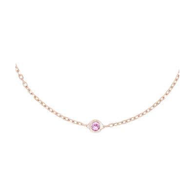 (Women) Cartier Saphirs Légers Rose Gold 18K Necklace for Women. B7218400